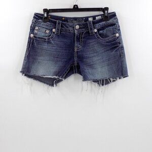 Miss Me Jean Shorts Keepsake Angel Size 27 Blue